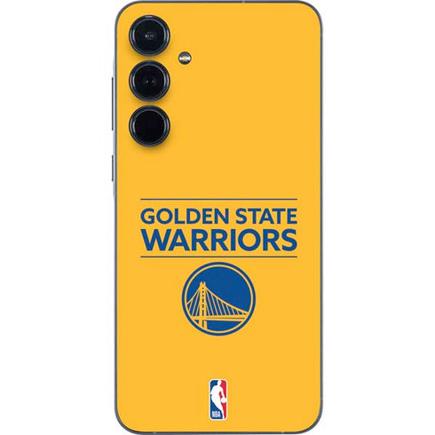 NBA Golden State Warriors Standard - Yellow Galaxy A35 5G Skin